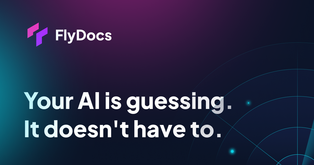 Flydocs Systems Structured Context for AI Coding Tools | FlyDocs